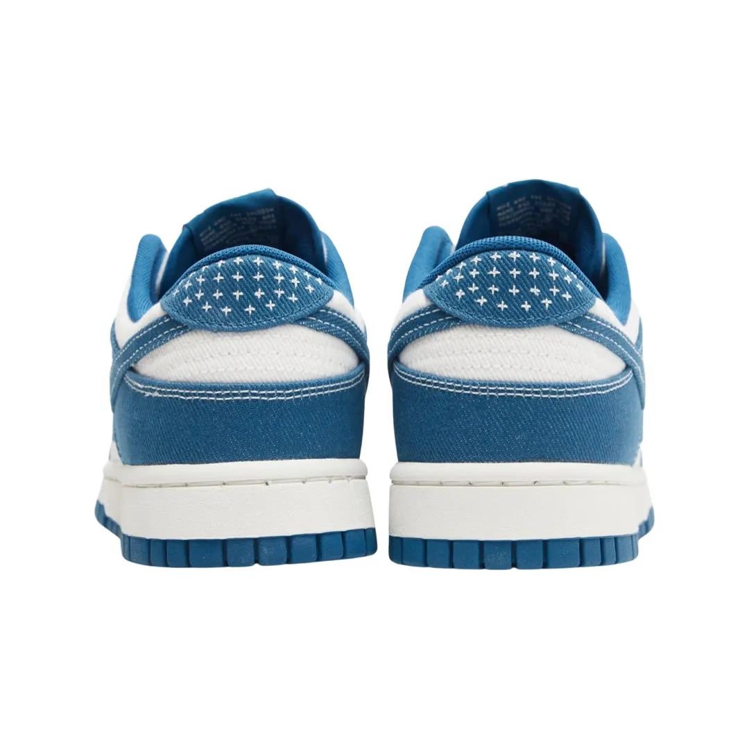 Dunk Low Special Edition Sashiko Summit White Industrial Blue Iconic Sneakers