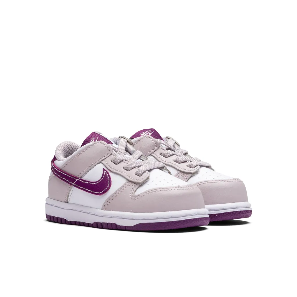 Dunk Low (TD) - White/Viotech/Platinum Violet Nike Lightweight Everyday Shoes