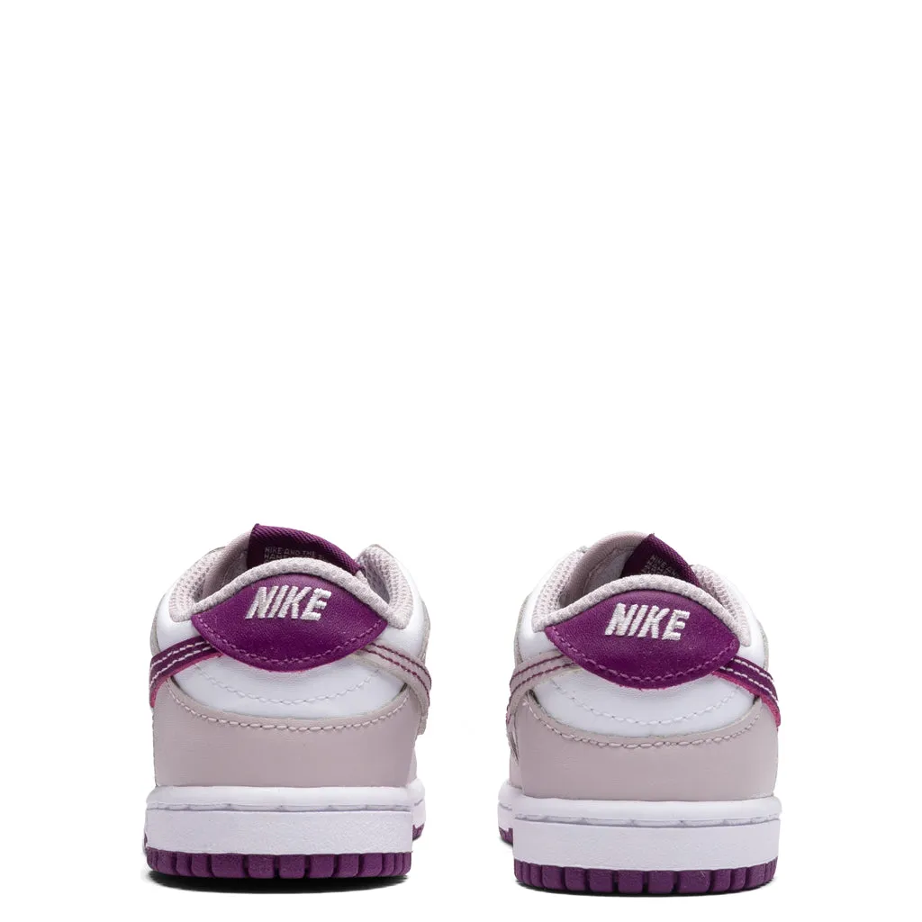 Dunk Low (TD) - White/Viotech/Platinum Violet Nike Lightweight Everyday Shoes