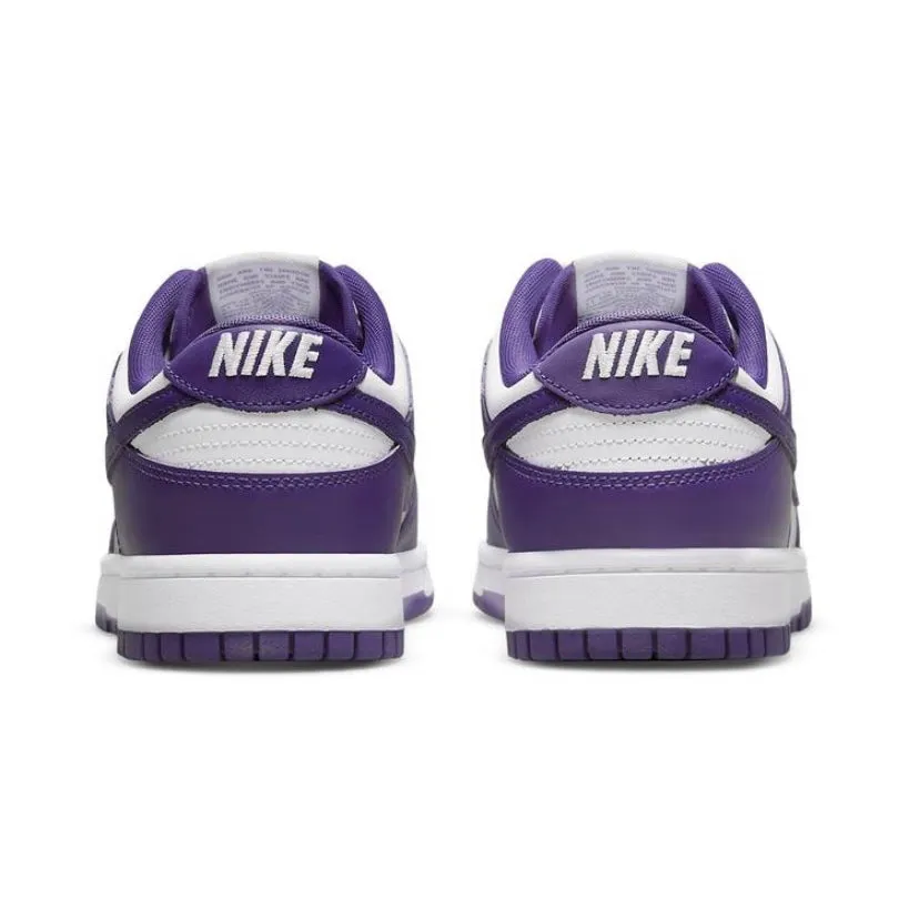 Dunk Low White Court Purple Iconic Sneakers