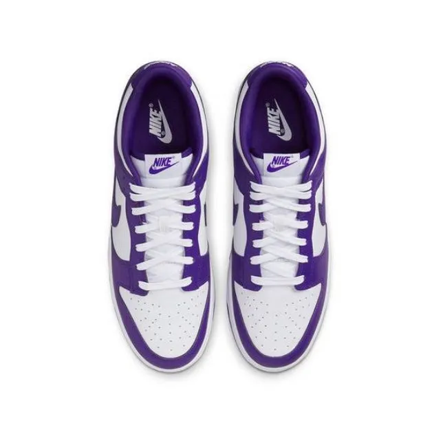 Dunk Low White Court Purple Iconic Sneakers