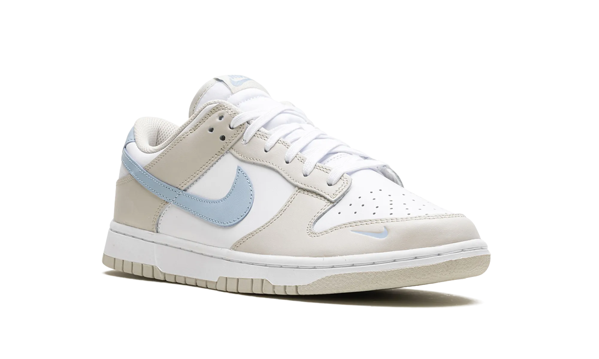 Dunk Low WMNS "Light Bone Armory Blue" nike womens casual sneakers