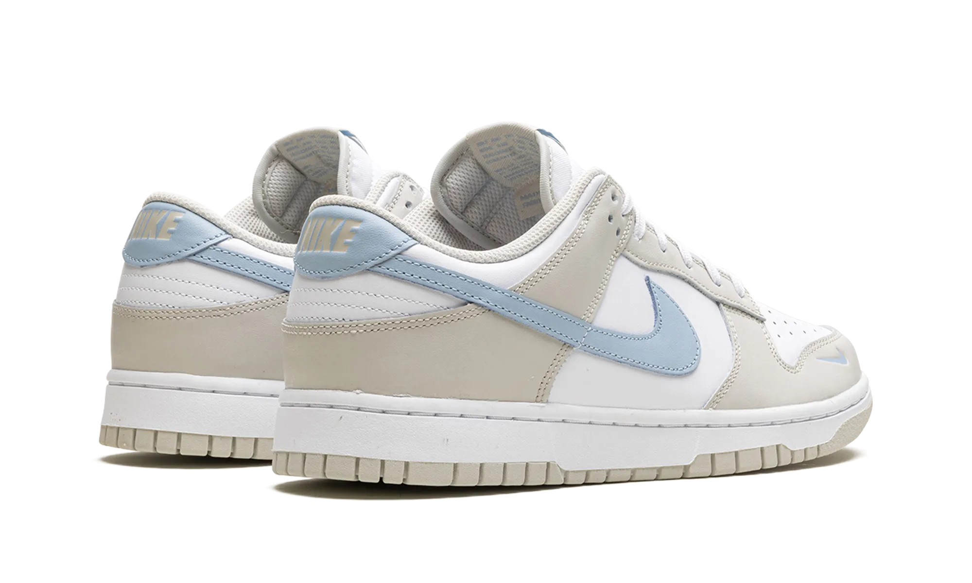 Dunk Low WMNS "Light Bone Armory Blue" nike womens casual sneakers