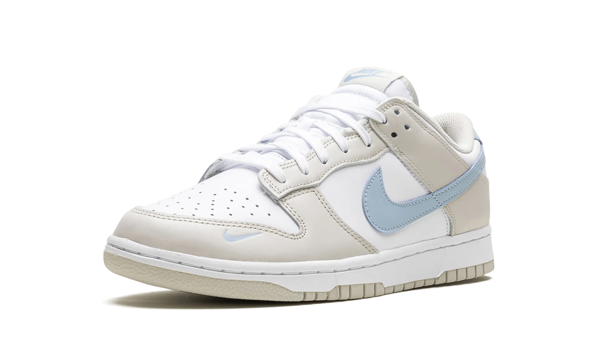 Dunk Low WMNS "Light Bone Armory Blue" nike womens casual sneakers