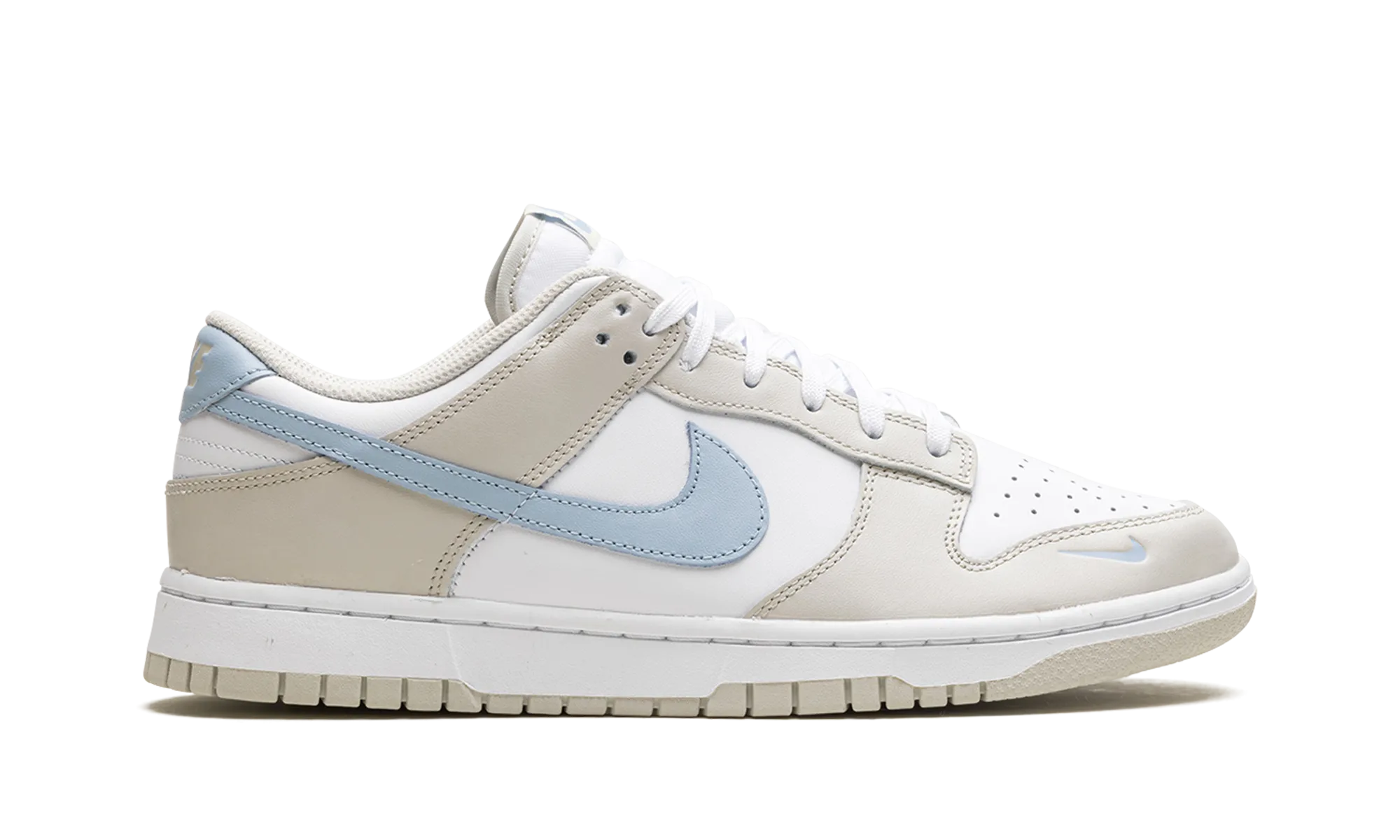 Dunk Low WMNS "Light Bone Armory Blue" nike womens casual sneakers