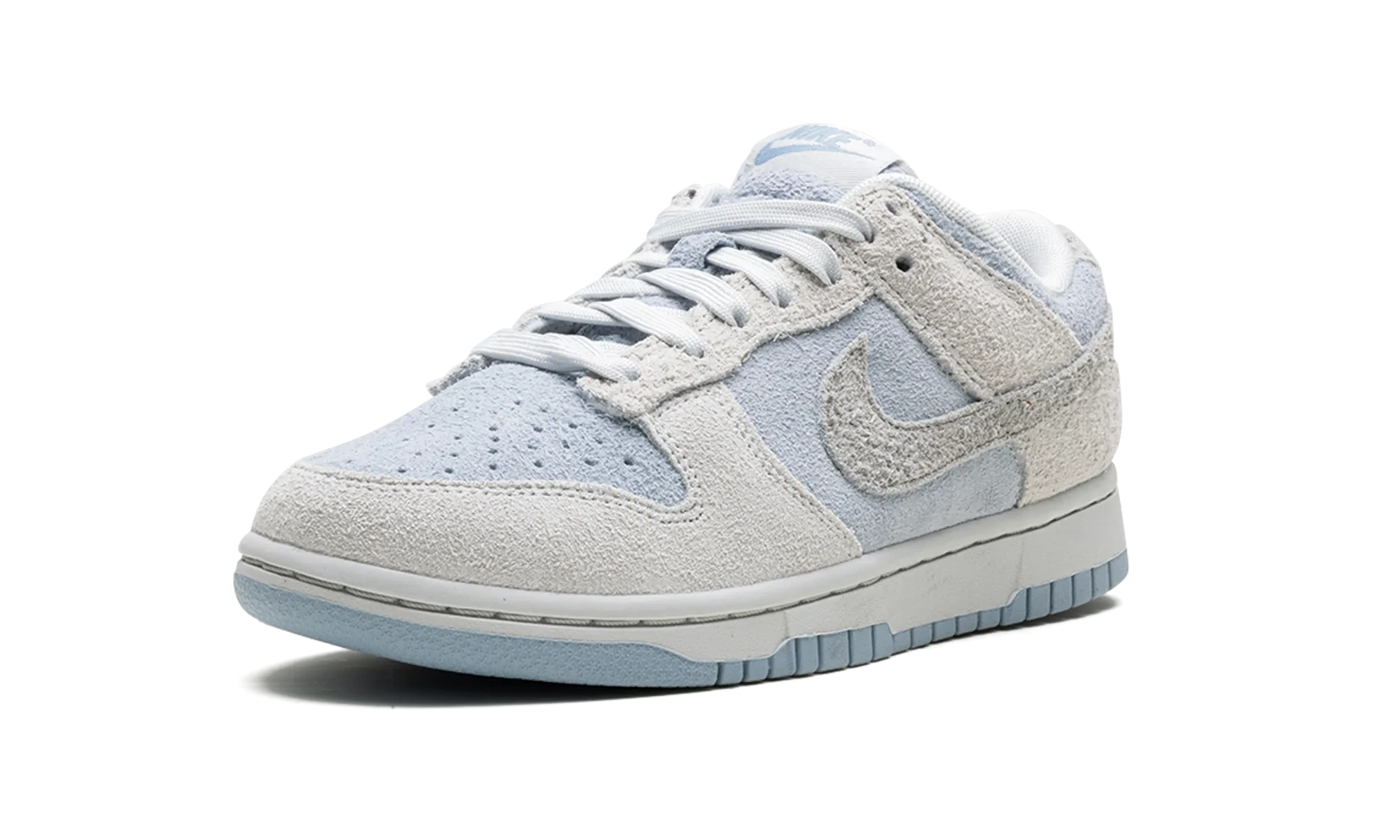 DUNK LOW WMNS "Suede - Photon Dust / Light Armory Blue" nike womens breathable trainers