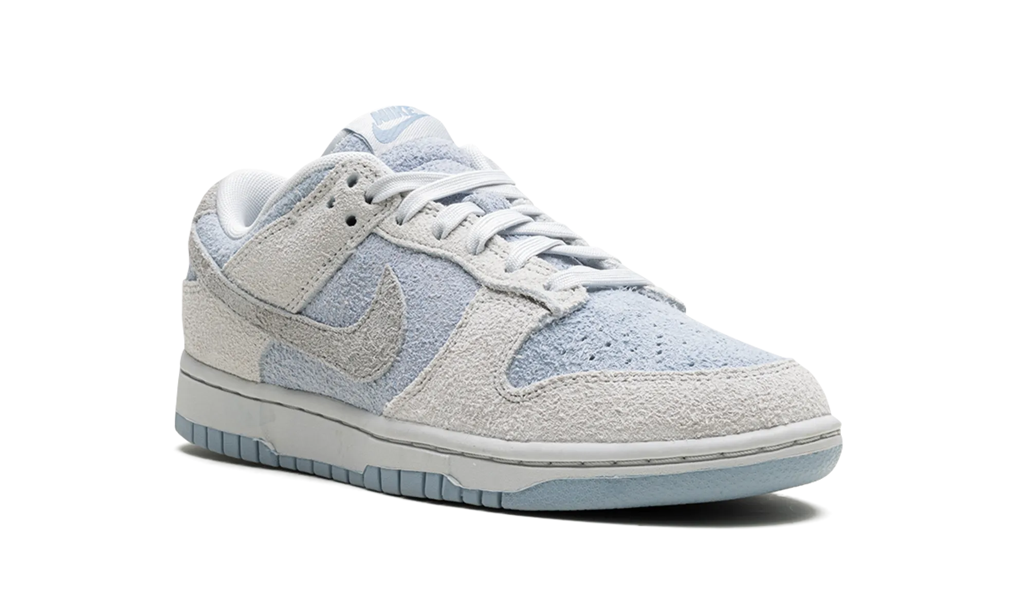DUNK LOW WMNS "Suede - Photon Dust / Light Armory Blue" nike womens breathable trainers