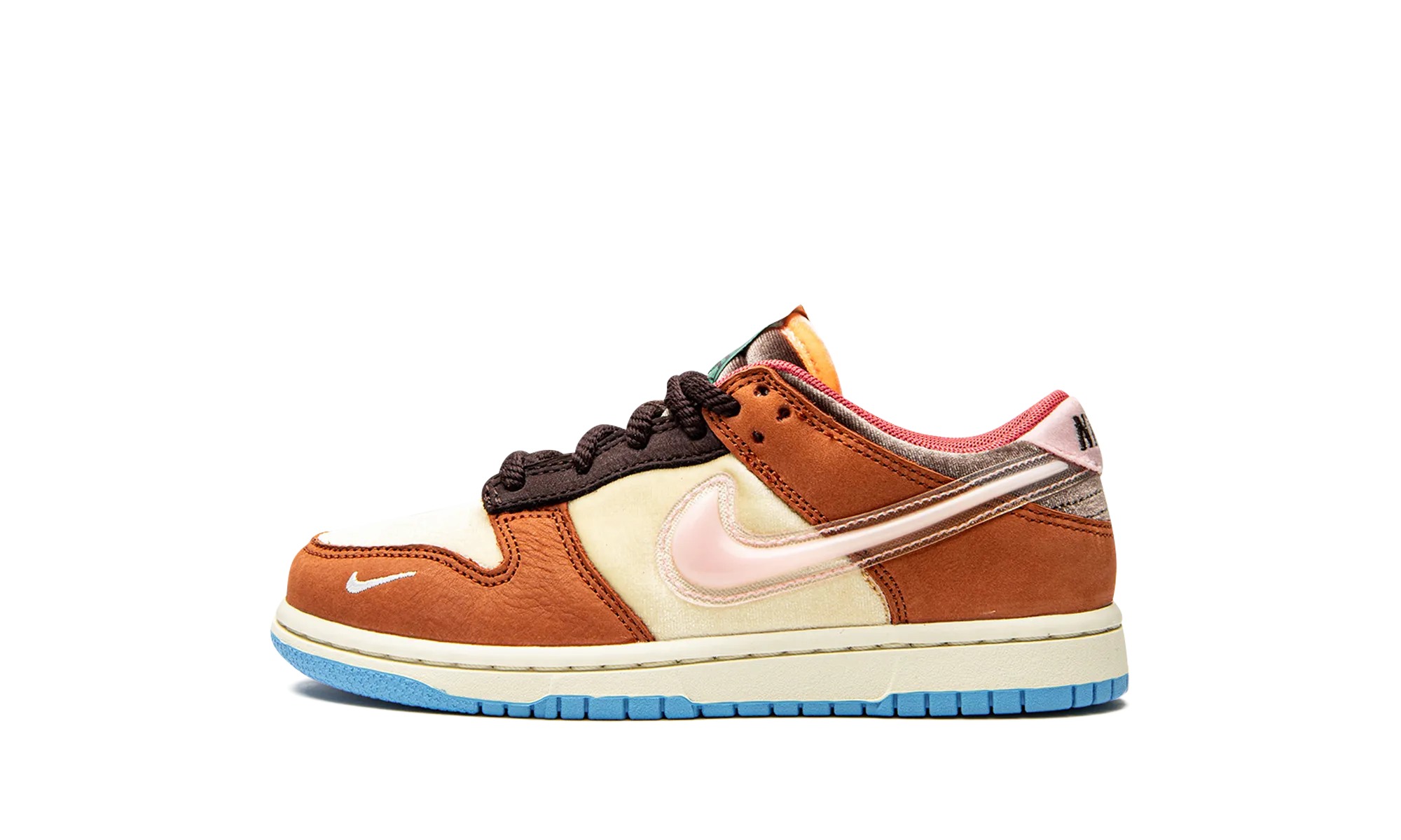 Dunk Mid PS "Social Status - Milk Chocolate" nike preschool slip-on sneakers