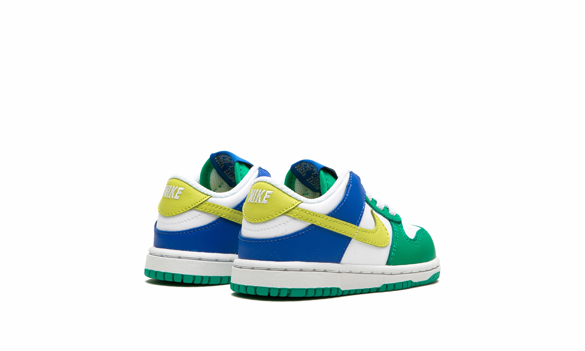 Dunk Low TD "Green/Blue" nike toddler soft shoes