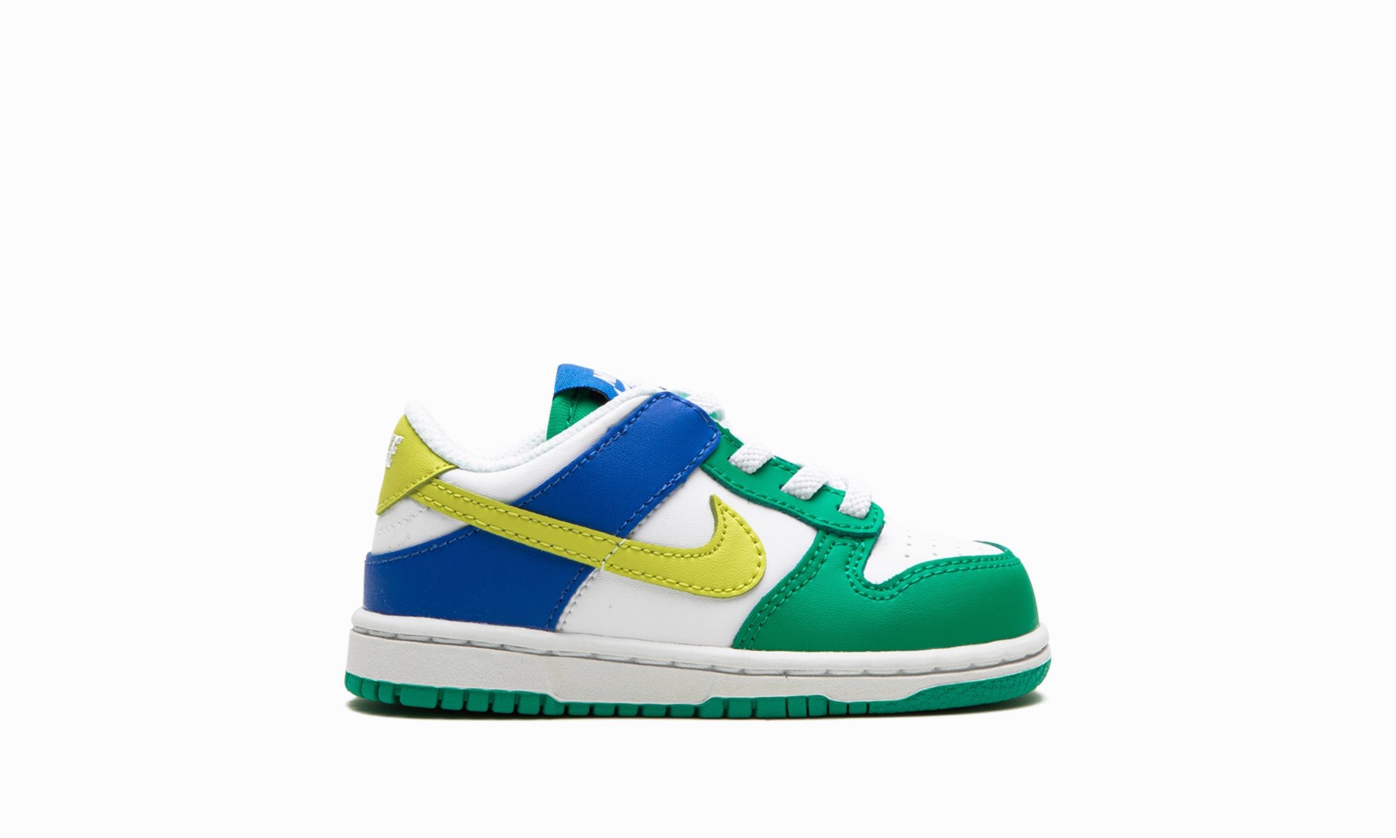 Dunk Low TD "Green/Blue" nike toddler soft shoes