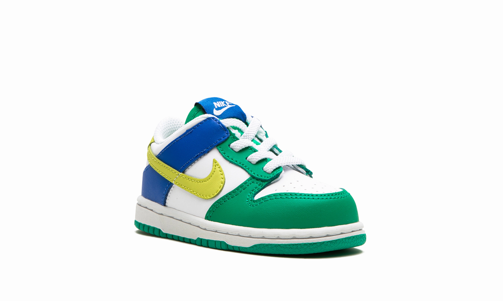 Dunk Low TD "Green/Blue" nike toddler soft shoes