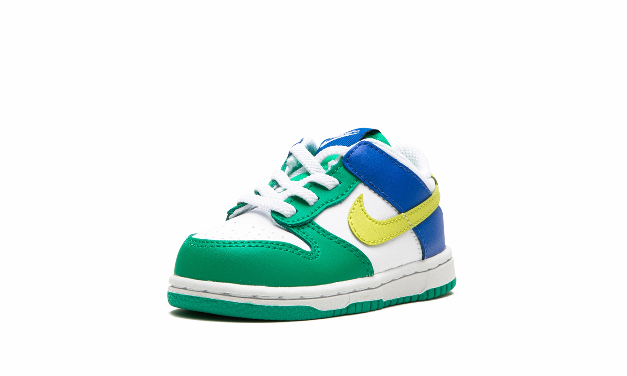Dunk Low TD "Green/Blue" nike toddler soft shoes