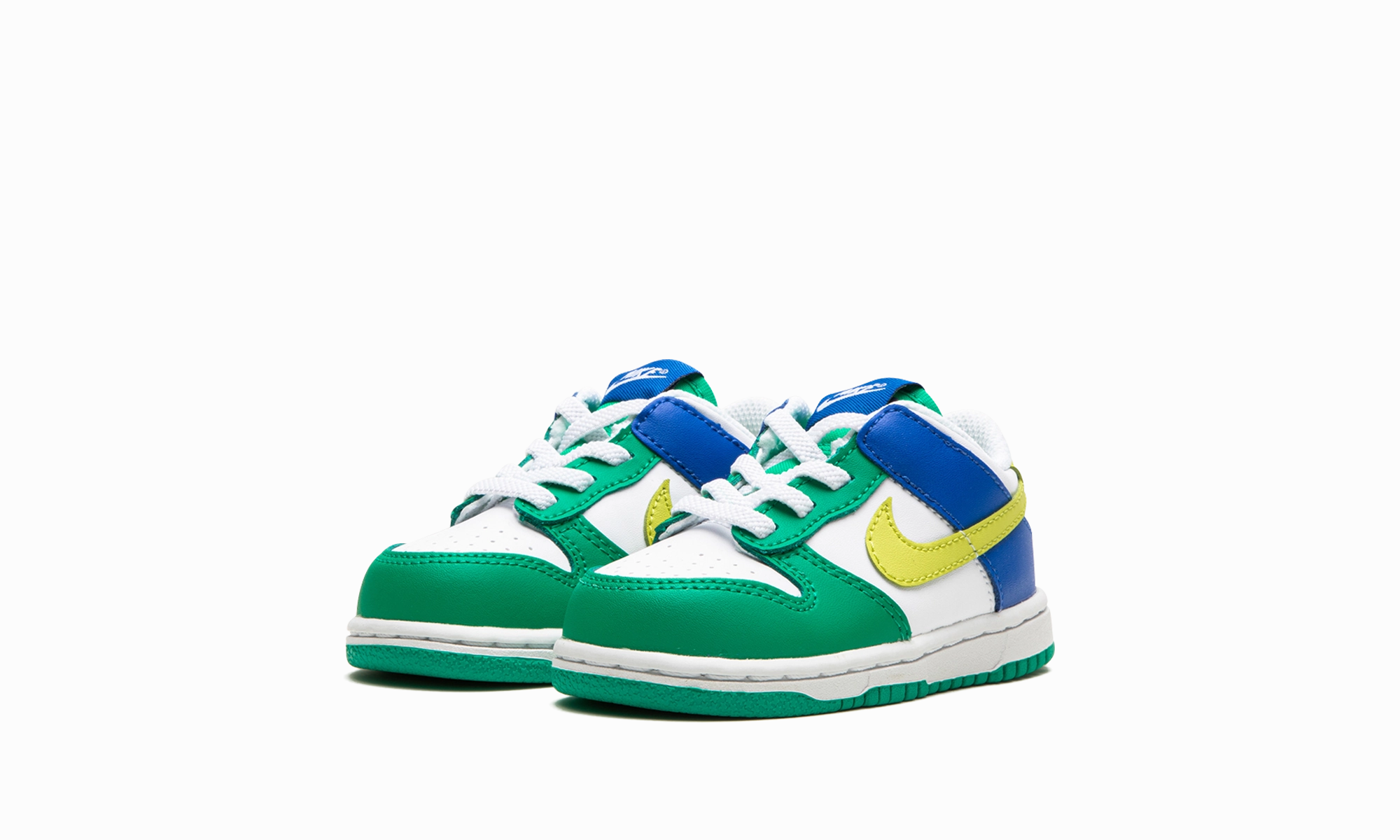 Dunk Low TD "Green/Blue" nike toddler soft shoes