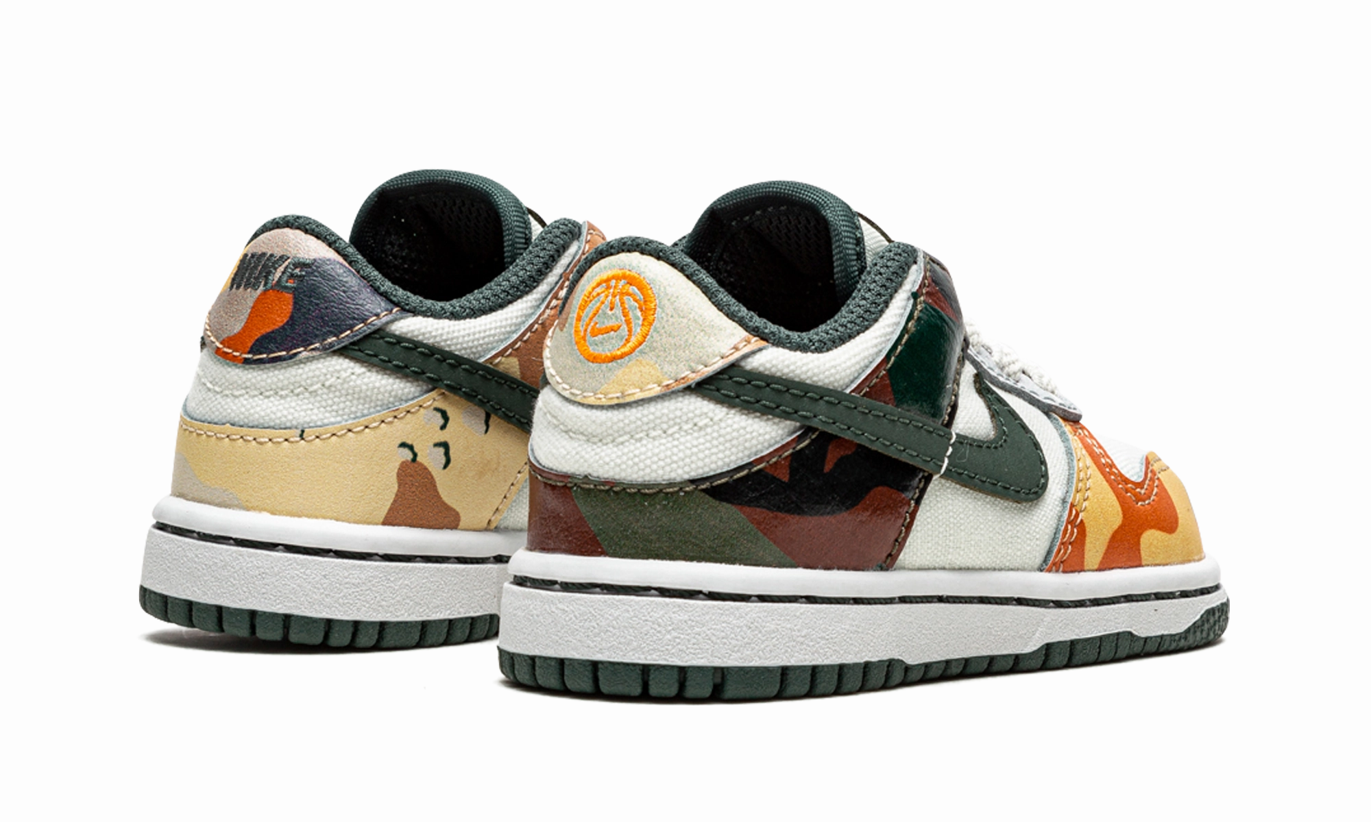 Dunk Low TD "Sail Multi-Camo" nike toddler soft shoes