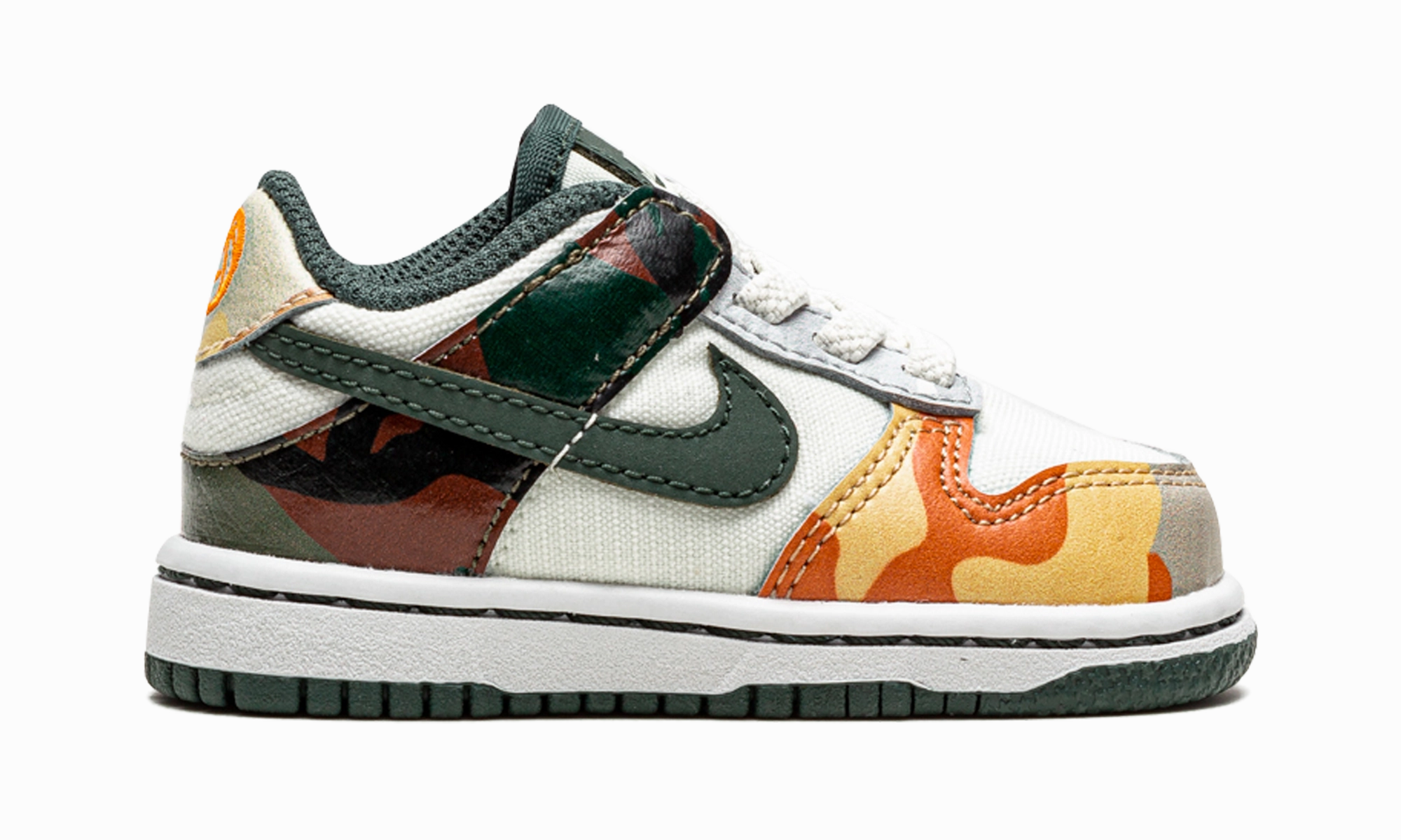 Dunk Low TD "Sail Multi-Camo" nike toddler soft shoes