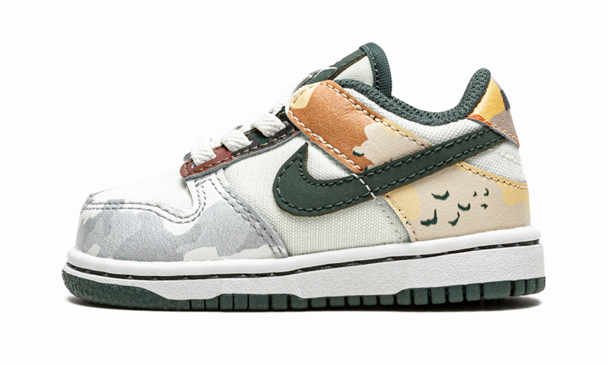 Dunk Low TD "Sail Multi-Camo" Nike Toddler shoes