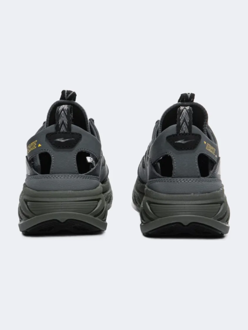 Erke Casual Men Lifestyle Shoes Charcoal/Dark Grey Mens Urban Style Comfort Shoes