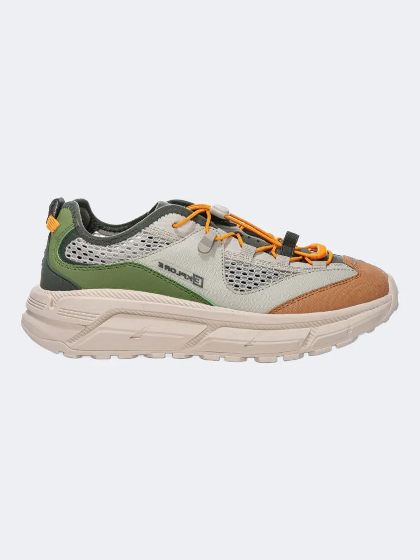 Erke Casual Men Lifestyle Shoes Grey/Silver Green Essential mens casual shoes for comfort