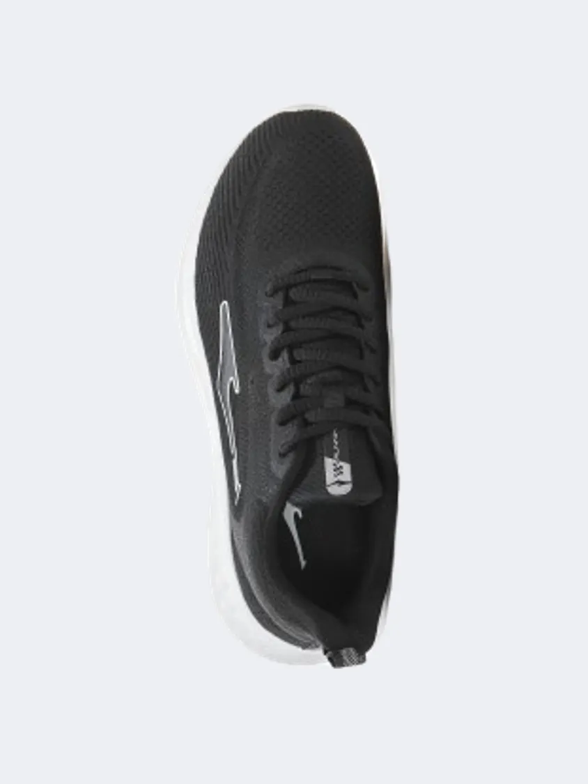 Erke Cushioning Men Running Shoes Black/Charcoal Mens Casual Everyday Sneakers