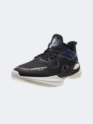 Erke Cushioning Men Running Shoes Black/Multi Mens shoes for everyday urban style