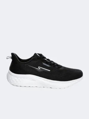 Erke Cushioning Men Running Shoes Black/Silver Mens shoes for everyday urban style
