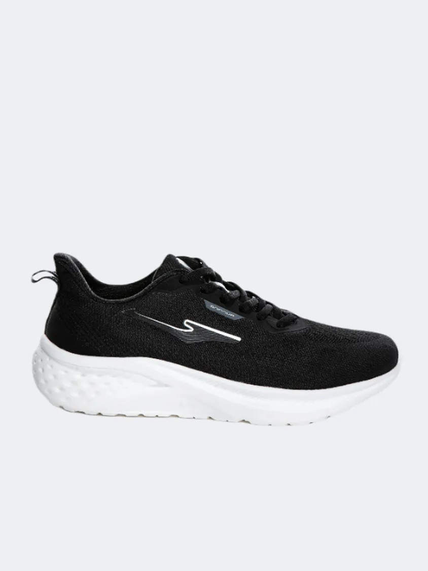 Erke Cushioning Men Running Shoes Black/Silver Mens shoes for everyday urban style