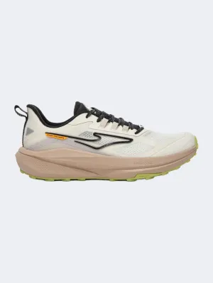 Erke Cushioning Men Running Shoescreamy White/Brown Essential mens casual shoes for comfort