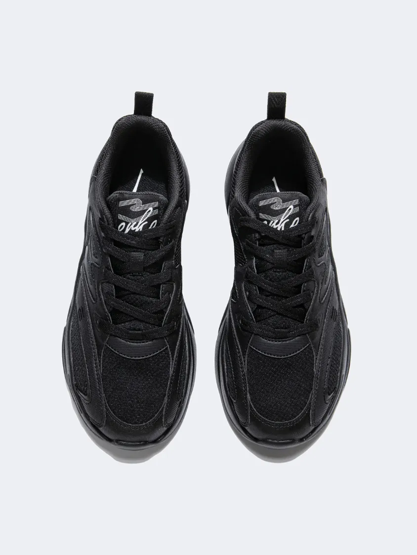 Erke Jogging Men Running Shoes Black Mens Urban Style Comfort Shoes