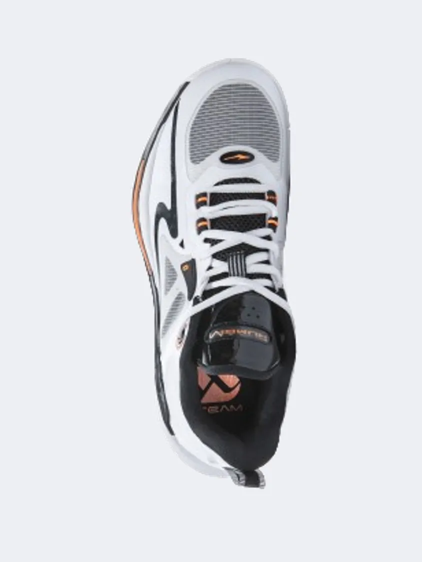Erke Men Basketball Shoes White/Black Mens Casual Everyday Sneakers