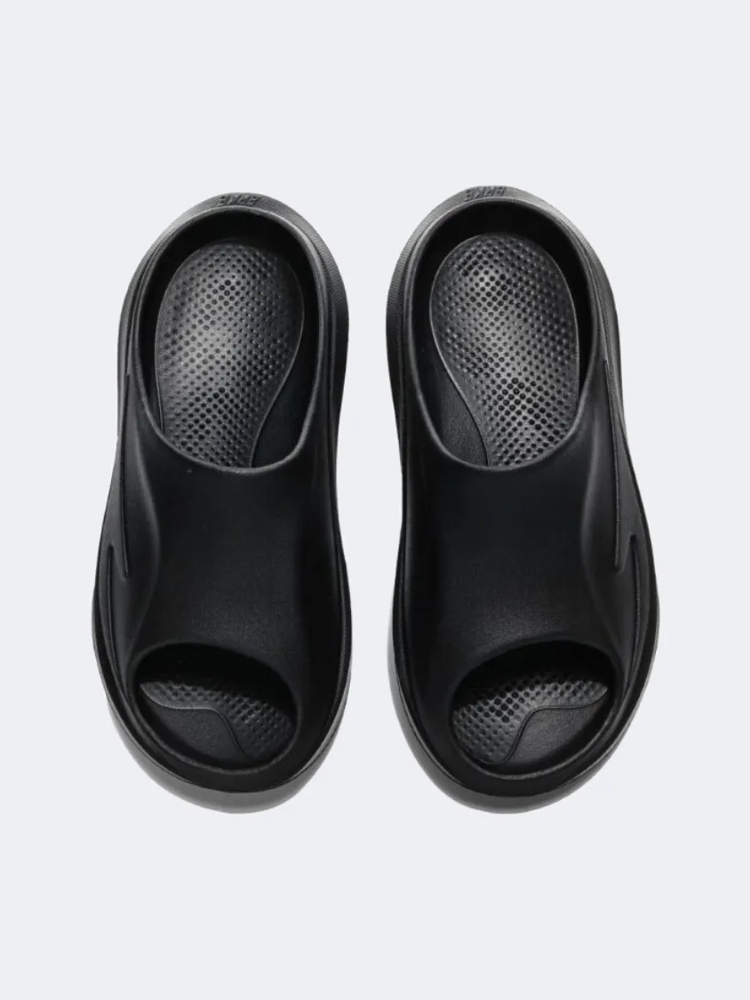 Erke Men Lifestyle Slippers Black Mens Urban Style Comfort Shoes