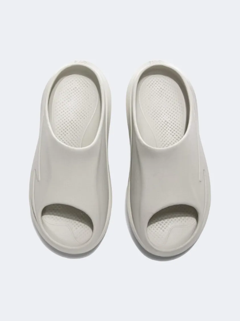 Erke Men Lifestyle Slippers Light Mist Grey Mens Urban Style Comfort Shoes