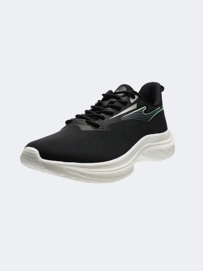 Erke  Men Running Espadrilles Black/Silver Mens shoes for everyday urban style