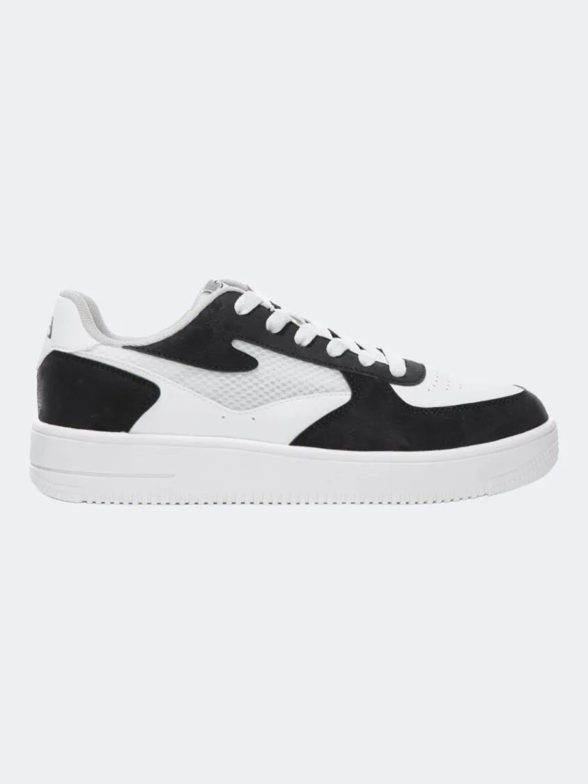 Erke Skateboard Men Lifestyle Shoes Light White/Black Essential mens casual shoes for comfort
