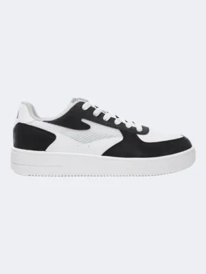 Erke Skateboard Men Lifestyle Shoes Light White/Black Essential mens casual shoes for comfort