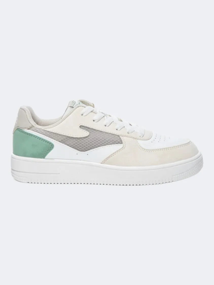 Erke Skateboard Men Lifestyle Shoes Light White/Flaxen Essential mens casual shoes for comfort