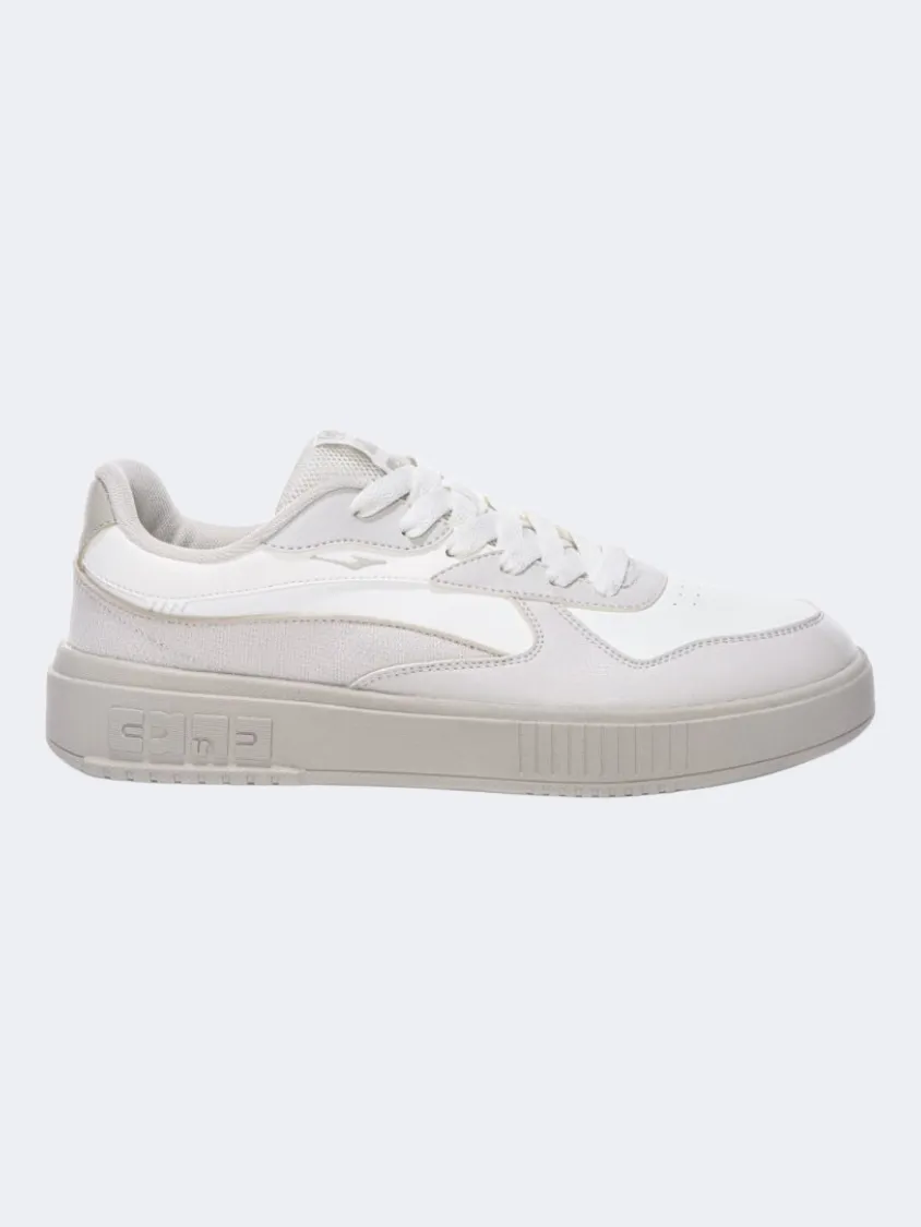 Erke Skateboard Men Lifestyle Shoes Light White/Grey Essential mens casual shoes for comfort