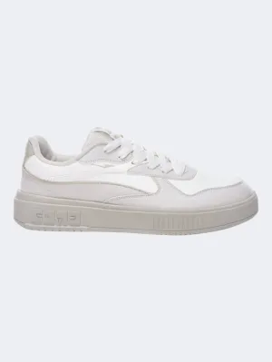 Erke Skateboard Men Lifestyle Shoes Light White/Grey Essential mens casual shoes for comfort