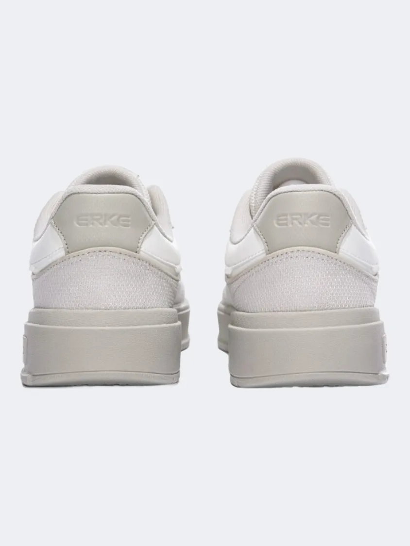 Erke Skateboard Men Lifestyle Shoes Light White/Grey Mens Urban Style Comfort Shoes