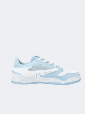 Erke Skateboard Men Lifestyle Shoes White/Light Blue Mens shoes for everyday urban style