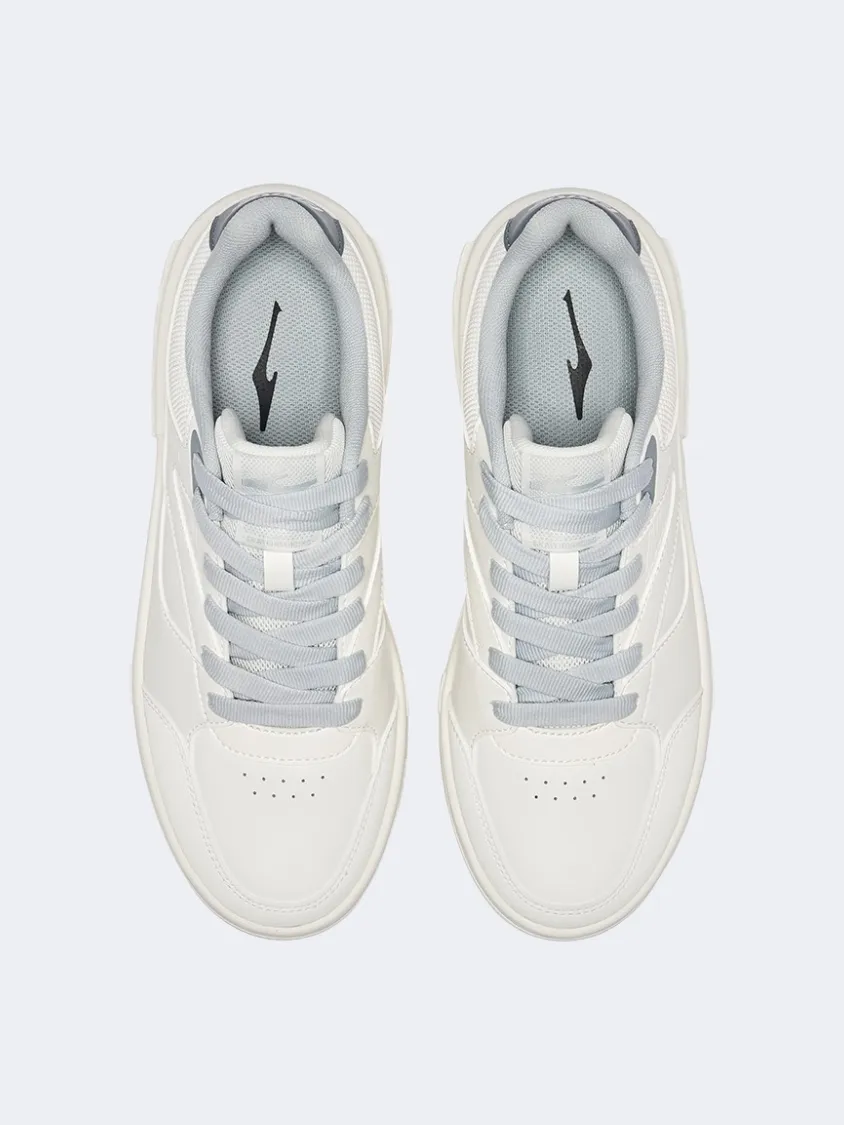 Erke Skateboard Men Lifestyle Sneakers Light White/Seagreen Mens Urban Style Comfort Shoes