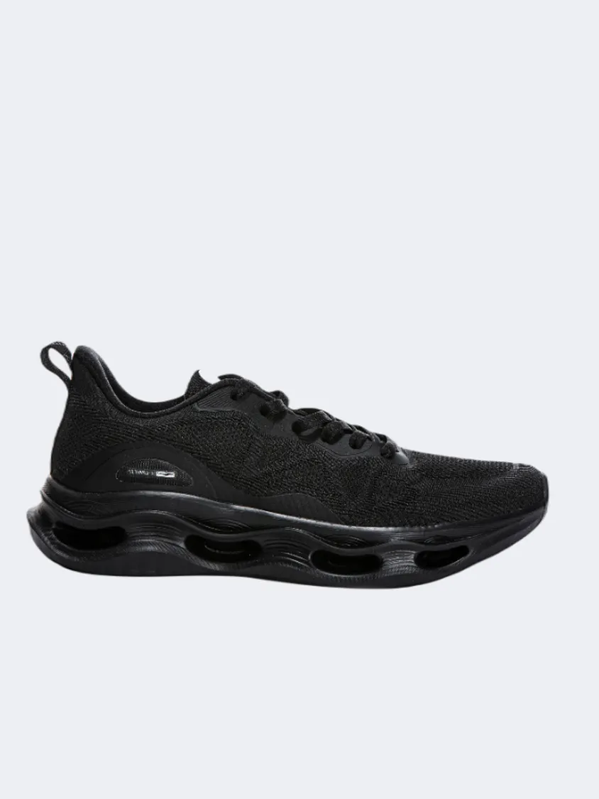 Erke Stability Men Running Shoes Black/Silver Mens shoes for everyday urban style