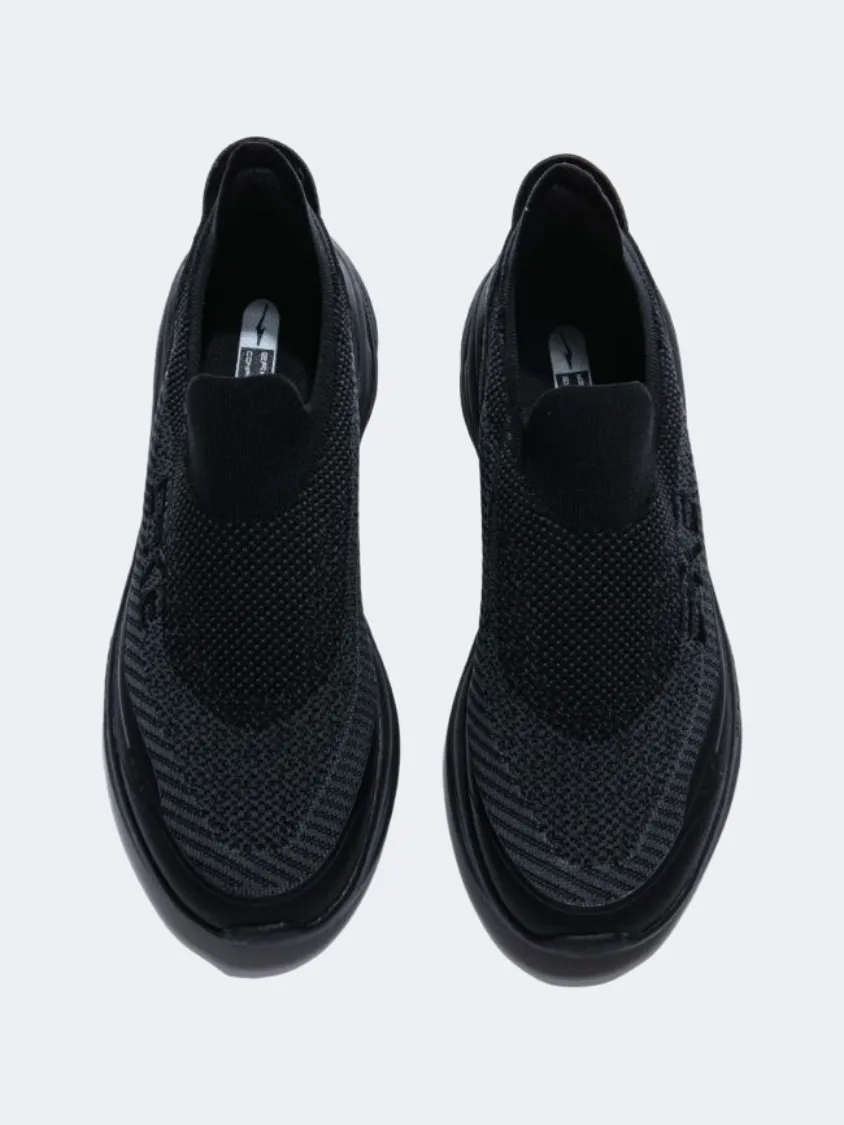 Erke Trendy Cross Cloudy Men Training Shoes Black Mens Urban Style Comfort Shoes