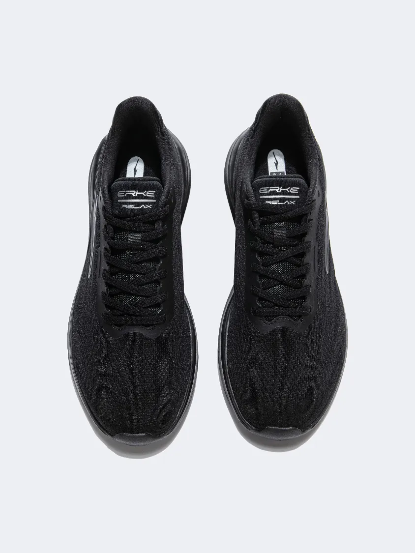 Erke Trendy Cross Men Training Shoes Black Mens Urban Style Comfort Shoes