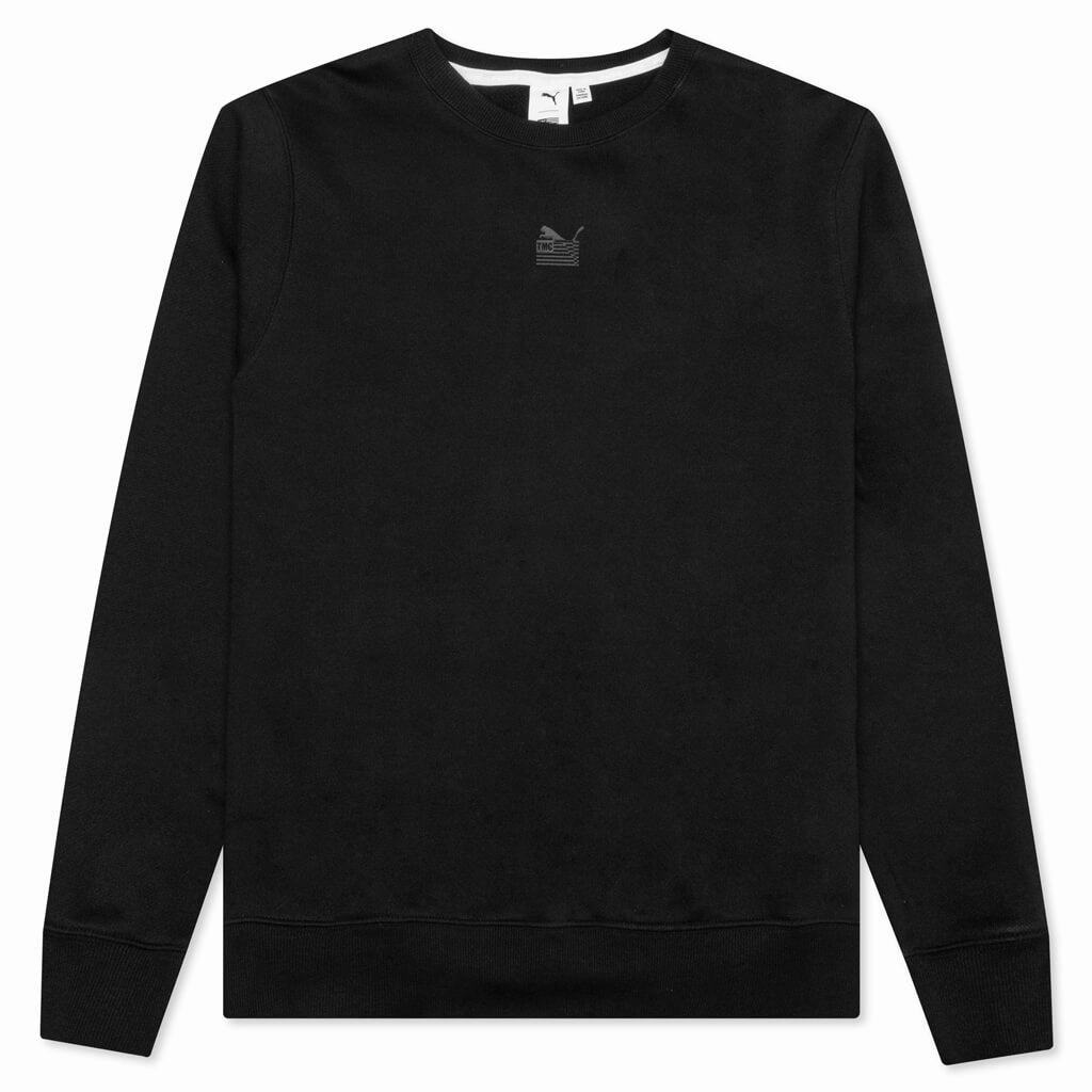 Every Day Hussle Crew - Black Puma shoes with suede and modern shape