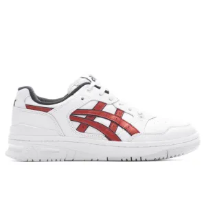 EX89 - White/Spice Latte Asics running shoes with gel cushioning