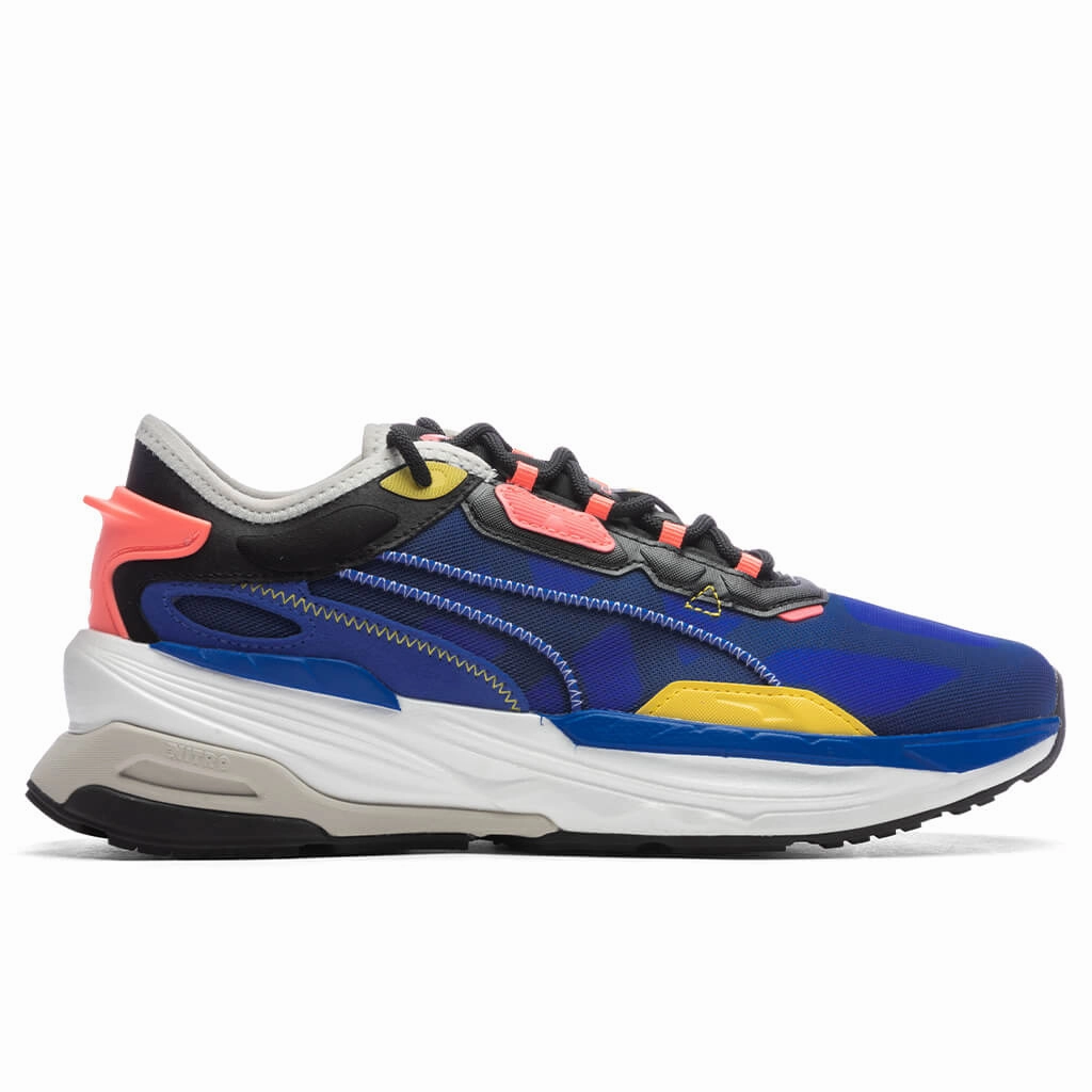 Extent Nitro Advanced - Blue Puma shoes with suede and modern shape