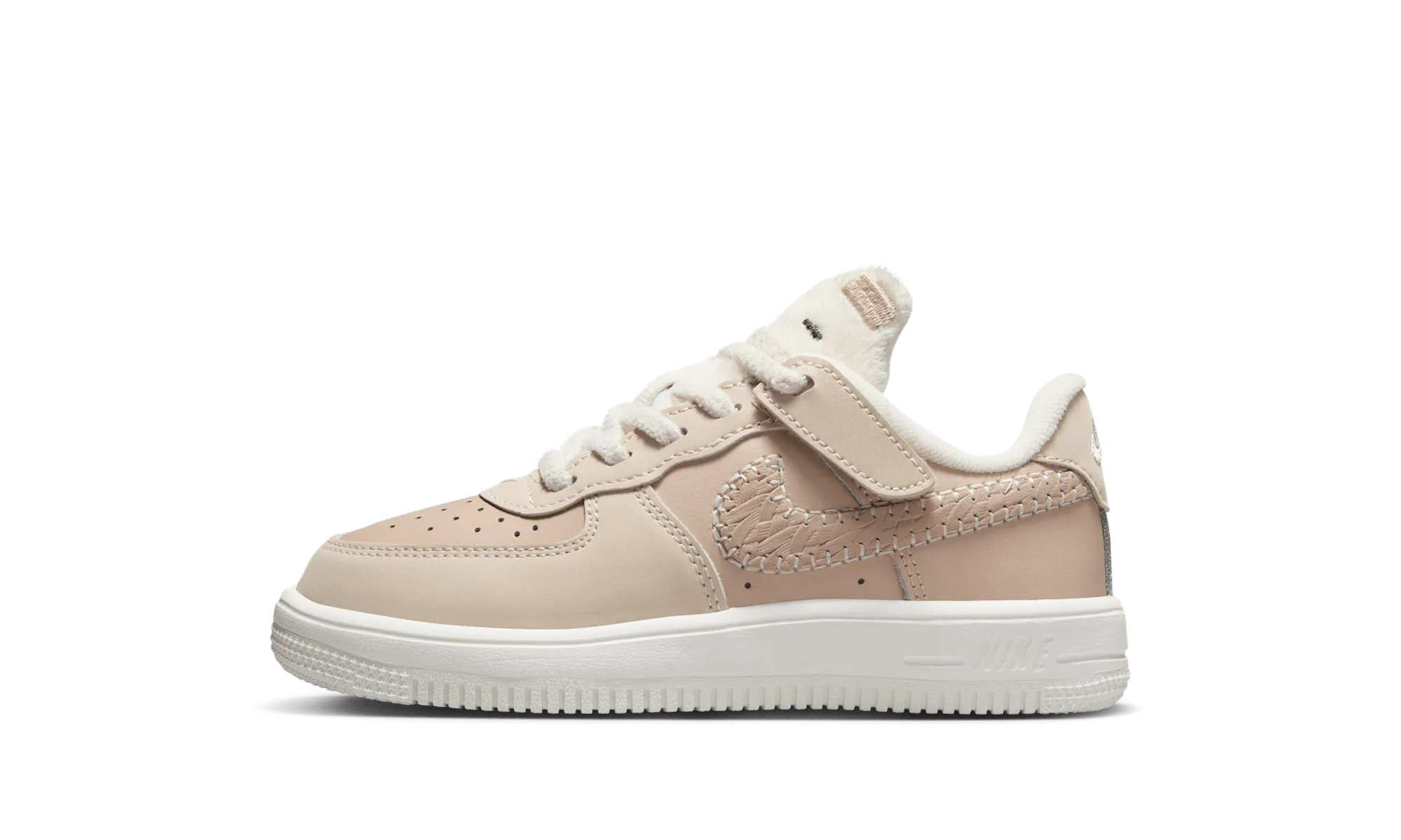 Force 1 Low SE EasyOn PS "Sanddrift Sail Dark Raisin Pale Ivory" Nike Pre School shoes
