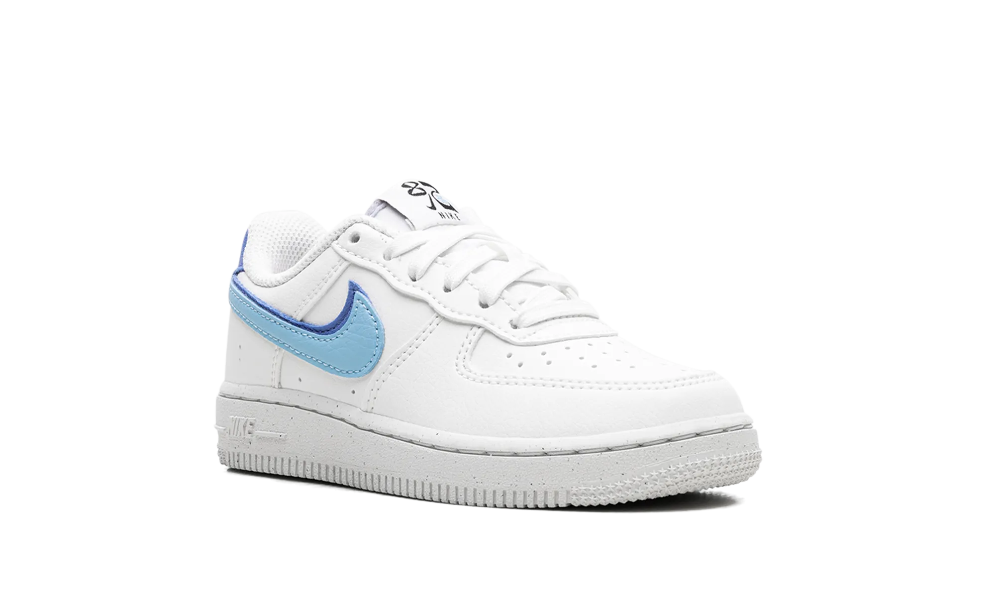 Force 1 LV8 2 PS "Sail Medium Blue" nike preschool slip-on sneakers