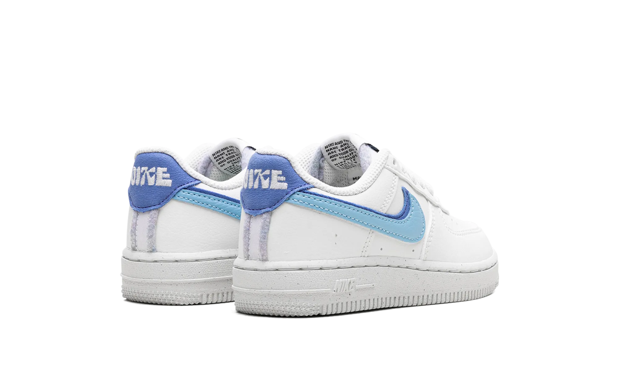 Force 1 LV8 2 PS "Sail Medium Blue" nike preschool slip-on sneakers