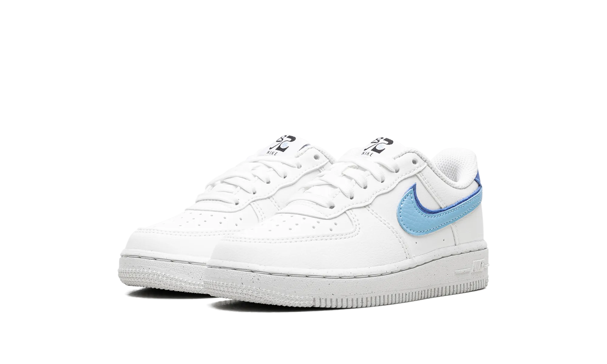 Force 1 LV8 2 PS "Sail Medium Blue" nike preschool slip-on sneakers